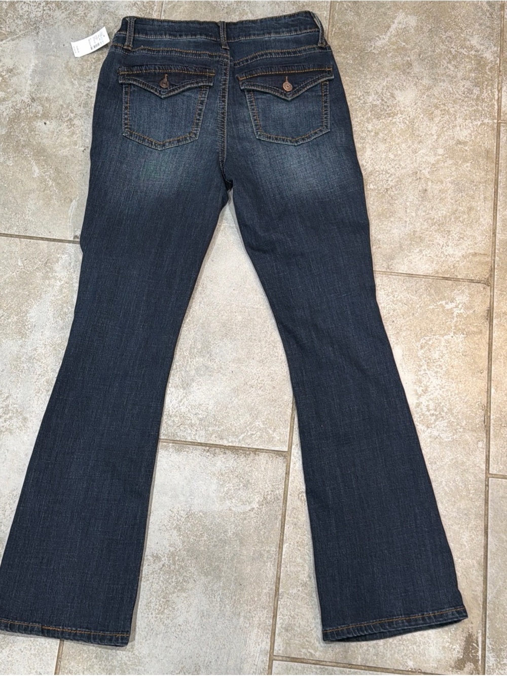 NWT Maurices Slim Boot Regular Midrise Jean Size 8 Dark Wash - Picture 7 of 8